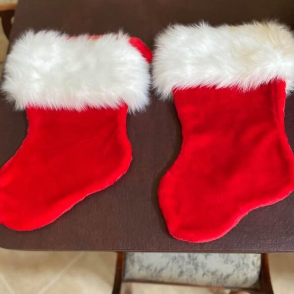 Set of 2 Christmas Stockings - Picture 1 of 1